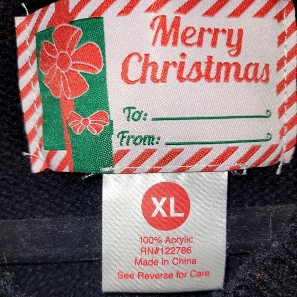 Vintage XL Ugly Sweater Knit Vest Fun Patterns - Picture 2 of 5